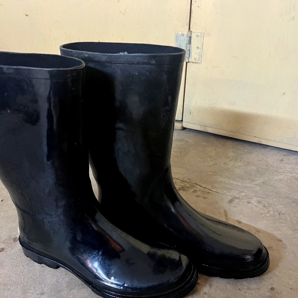 Hot paws knee rain boots